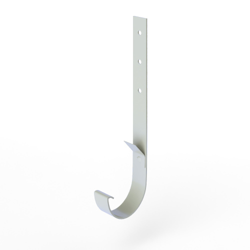 Крепление желоба водосточного короткое c порошковым покрытием ф180x350мм RAL 7035