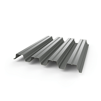 Профнастил Н75 - 0,8 (RAL 7042) с полимерным покрытием (полиэстер)