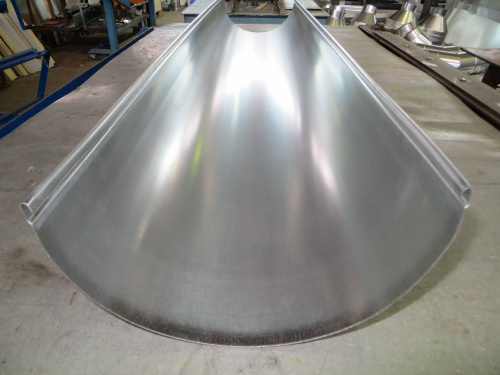 Желоб водосточный оцинкованный ф100х2000мм