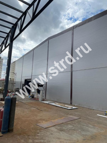 Стеновая трёхслойная сэндвич-панель гладкая 60мм 1000мм с видимым креплением минеральная вата Полиэстер Panline фото 5