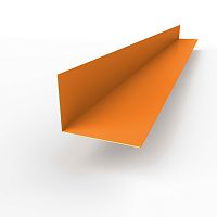 Планка угла внутренняя RAL 2013 оцинкованная c порошковым покрытием 0,45мм