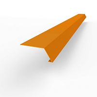 Карнизная планка RAL 2000 оцинкованный c порошковым покрытием 0,45мм