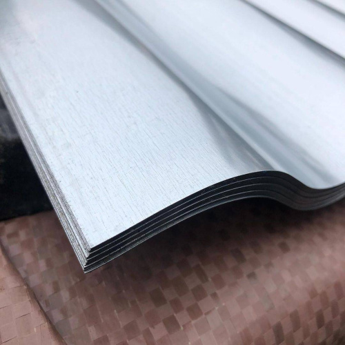 Профнастил оцинкованный с полимерным покрытием полиэстер С15 buildstor 0,6х1180мм RAL 9003 Сигнальный белый фото 2