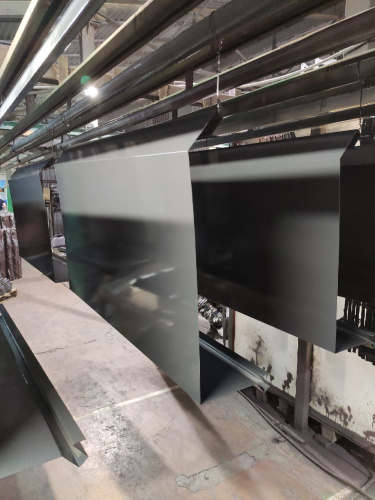 Парапет плоский RAL 7004 полиэстер 0,7 мм фото 2