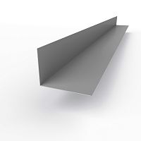 Планка угла внутренняя RAL 7030 оцинкованная c порошковым покрытием 0,45мм
