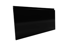 Фасадная кассета 1160х530 закрытого типа, толщина 1 мм, RAL 9005 (Глубокий черный)