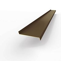 Отлив оконный оцинкованный c порошковым покрытием 0,7мм RAL 8025