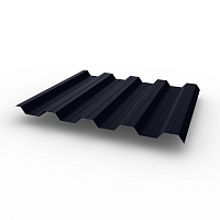 Профнастил НС44 (RAL 5004) 0,6х1047мм оцинкованный, с полимерным покрытием (Полиэстер)