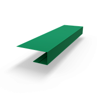 j планка RAL 6024 оцинкованная c порошковым покрытием 0,45мм