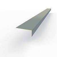 Лобовая планка (RAL 7000) оцинкованная, с порошковым покрытием 0,45 мм