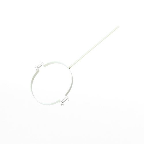 Крепление водосточный трубы сварное оцинкованное порошок ф120х10х250мм RAL 9016