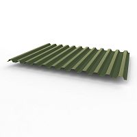 Профнастил оцинкованный с полимерным покрытием полиэстер С21 buildstor 0,7х1051мм RAL 6003 Оливково-зелёный