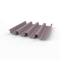 Профнастил Н60 (RAL 4009) 0,7х845мм оцинкованный, с полимерным покрытием (Полиэстер)