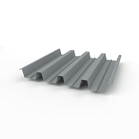 Профнастил Н60 (RAL 7045) 0,6х845мм оцинкованный, с полимерным покрытием (Полиэстер)