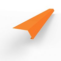 Карнизная планка RAL 2003 оцинкованная c порошковым покрытием 0,45мм